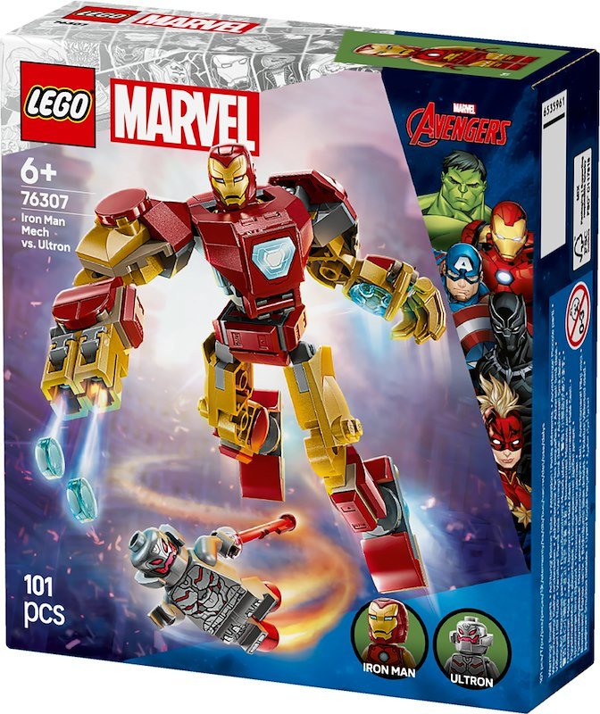 Lego® Marvel Mech di Iron Man contro Ultron 76307