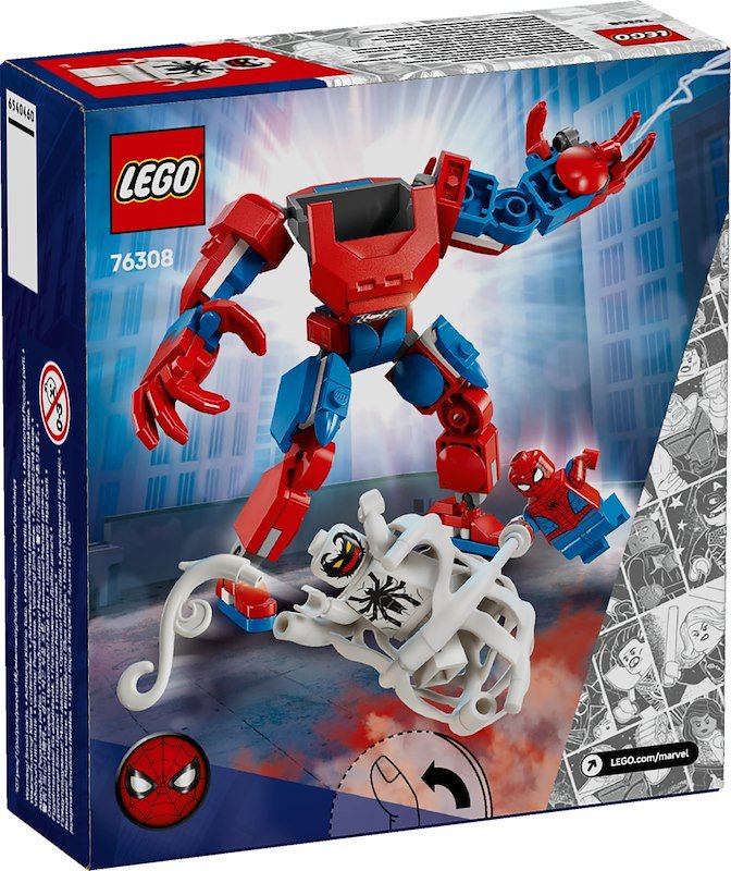 Lego® Marvel Mech di Spider-Man contro Anti-Venom 76308