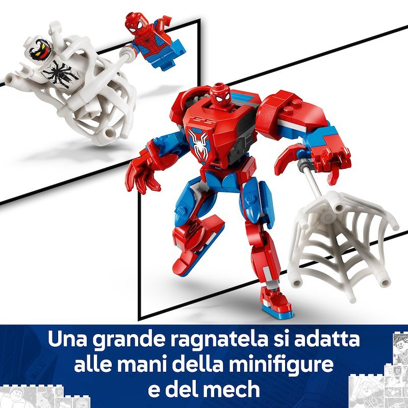 Lego® Marvel Mech di Spider-Man contro Anti-Venom 76308