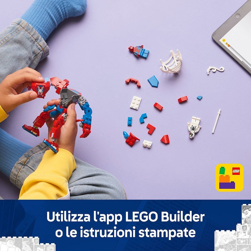 Lego® Marvel Mech di Spider-Man contro Anti-Venom 76308