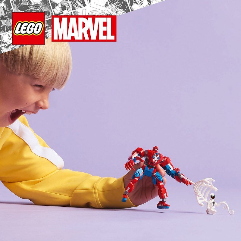 Lego® Marvel Mech di Spider-Man contro Anti-Venom 76308