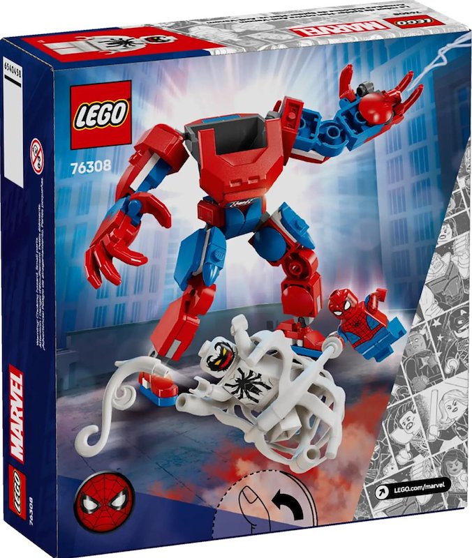 Lego® Marvel Mech di Spider-Man contro Anti-Venom 76308