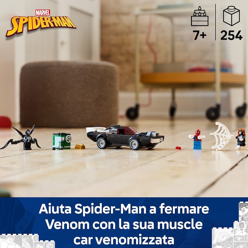 Lego® Marvel Spider-Man contro Muscle Car di Venom 76309