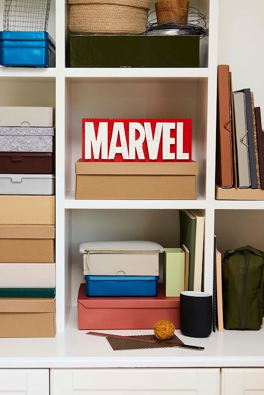 Lego Marvel Logo e minifigure 76313