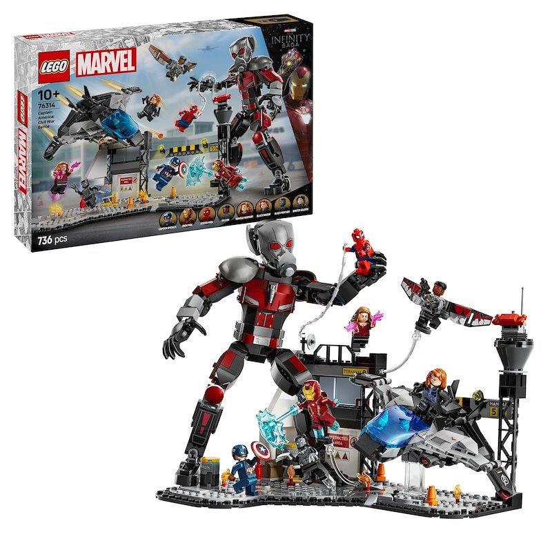 Lego Marvel Azione di battaglia Captain America: Civil War 76314