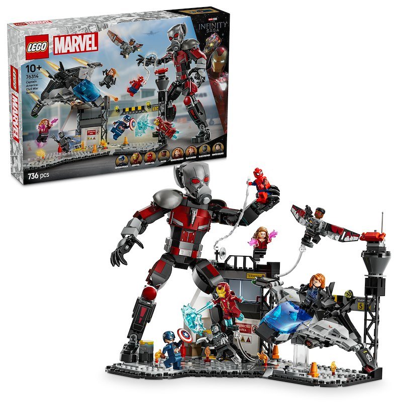 Lego Marvel Azione di battaglia Captain America: Civil War 76314