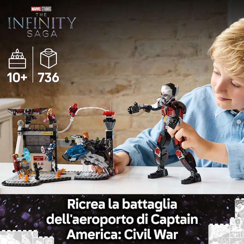 Lego Marvel Azione di battaglia Captain America: Civil War 76314