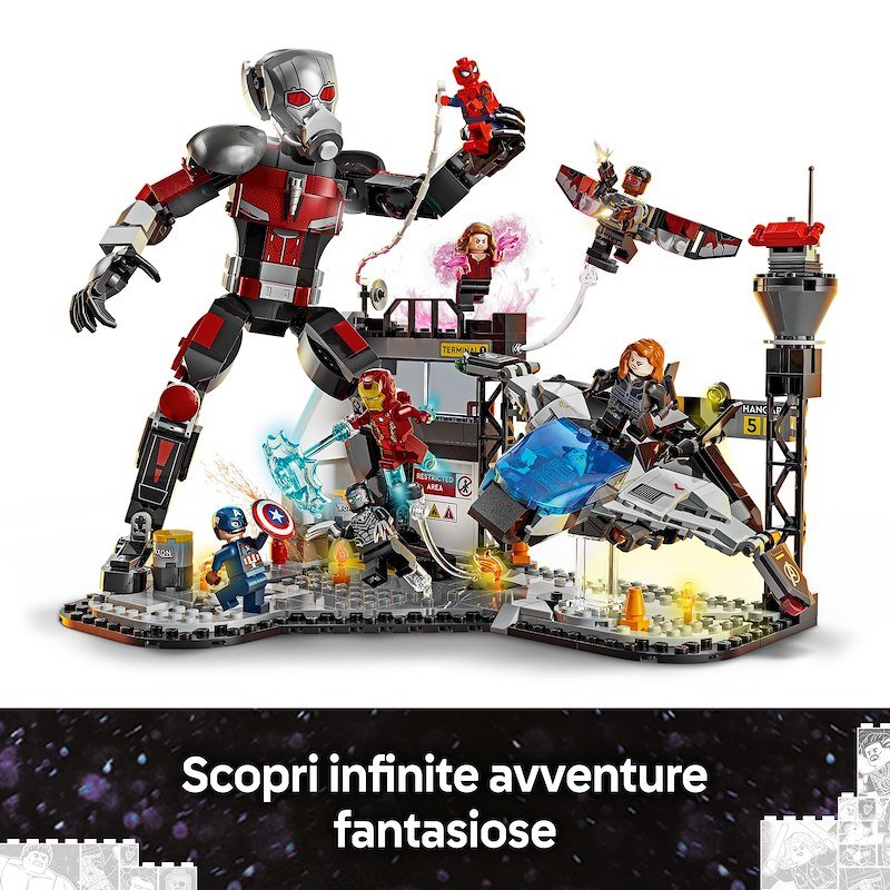 Lego Marvel Azione di battaglia Captain America: Civil War 76314