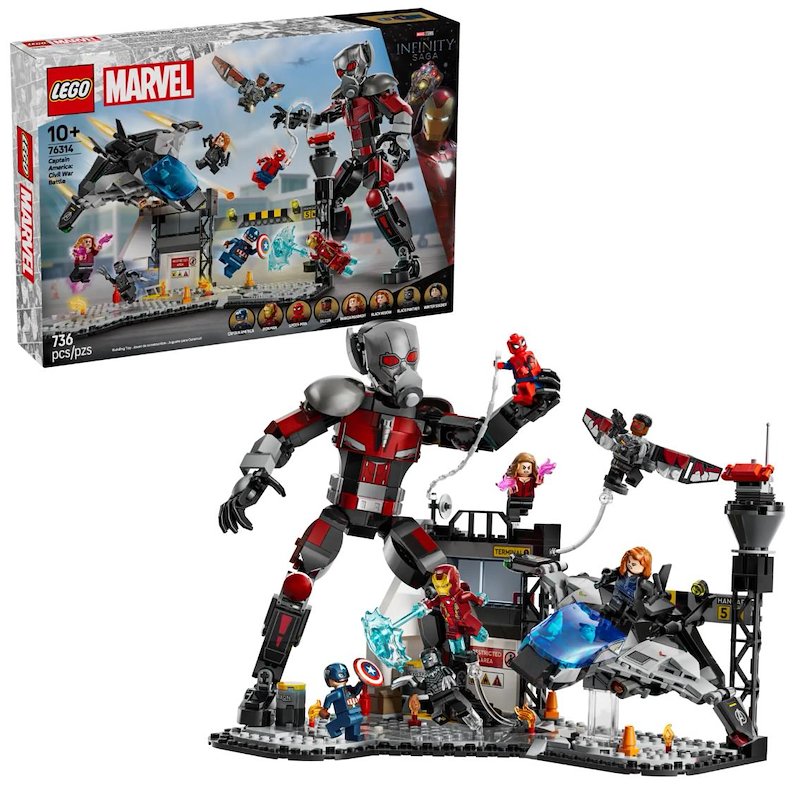 Lego Marvel Azione di battaglia Captain America: Civil War 76314