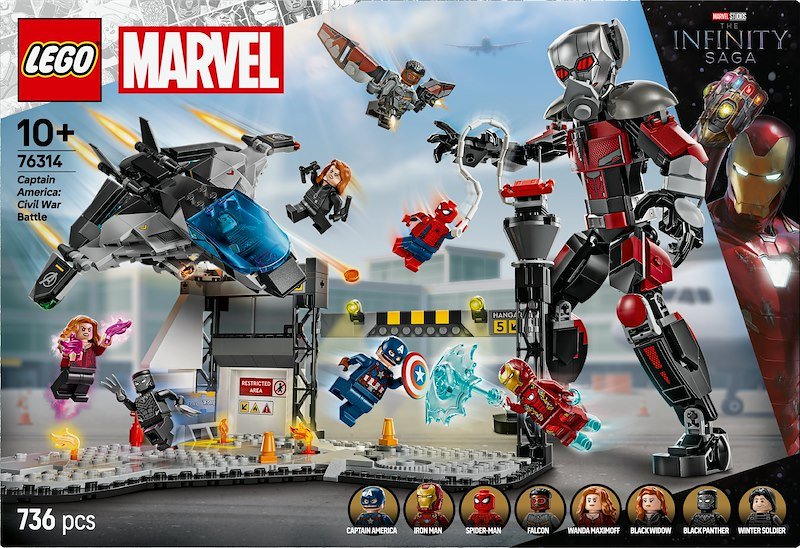 Lego Marvel Azione di battaglia Captain America: Civil War 76314