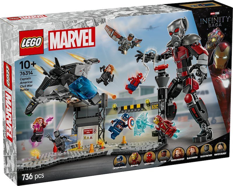 Lego Marvel Azione di battaglia Captain America: Civil War 76314