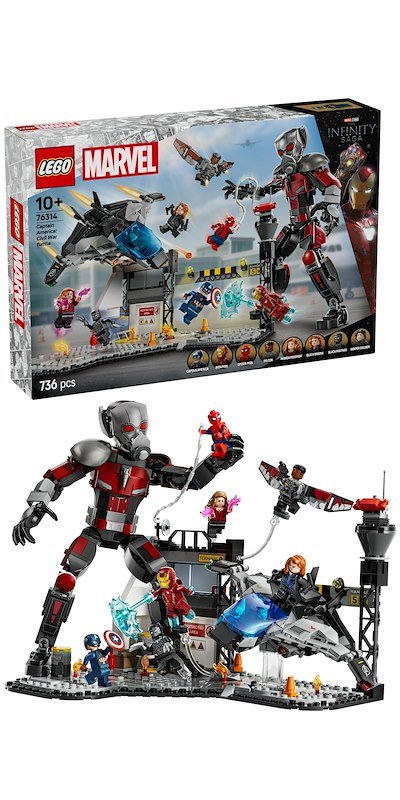 Lego Marvel Azione di battaglia Captain America: Civil War 76314