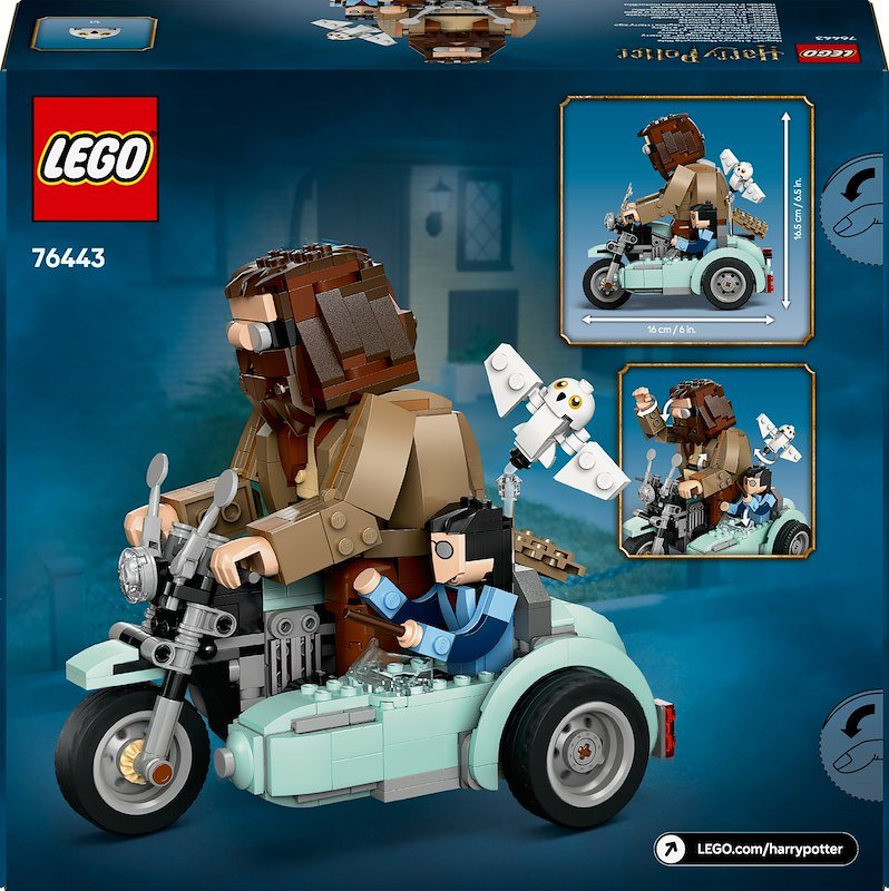 Lego Harry Potter Giro sul sidecar di Hagrid e Harry 76443