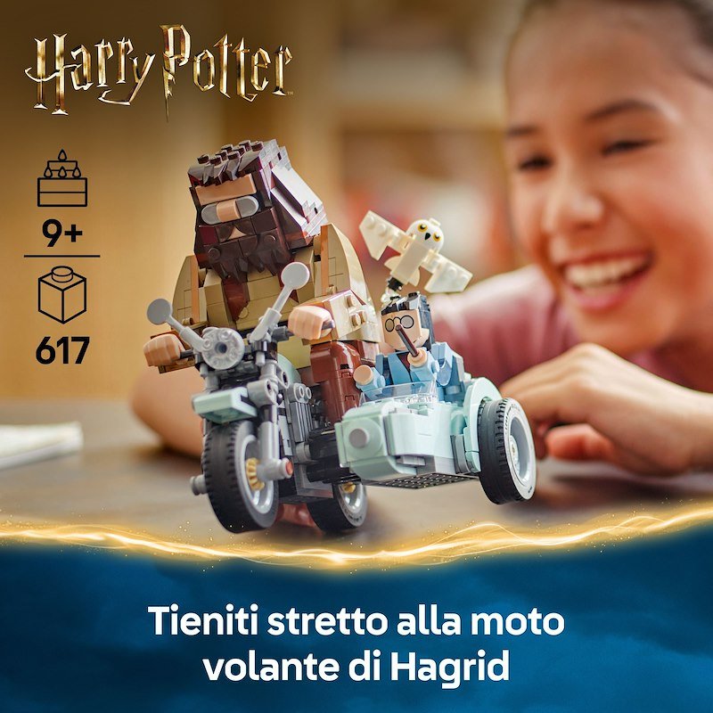 Lego Harry Potter Giro sul sidecar di Hagrid e Harry 76443