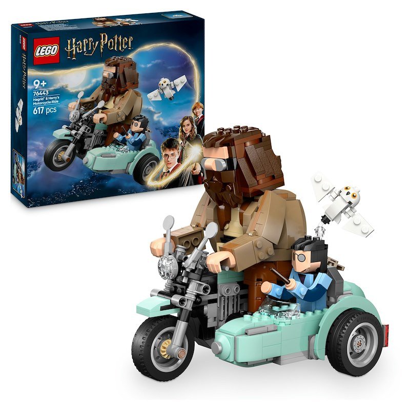Lego Harry Potter Giro sul sidecar di Hagrid e Harry 76443