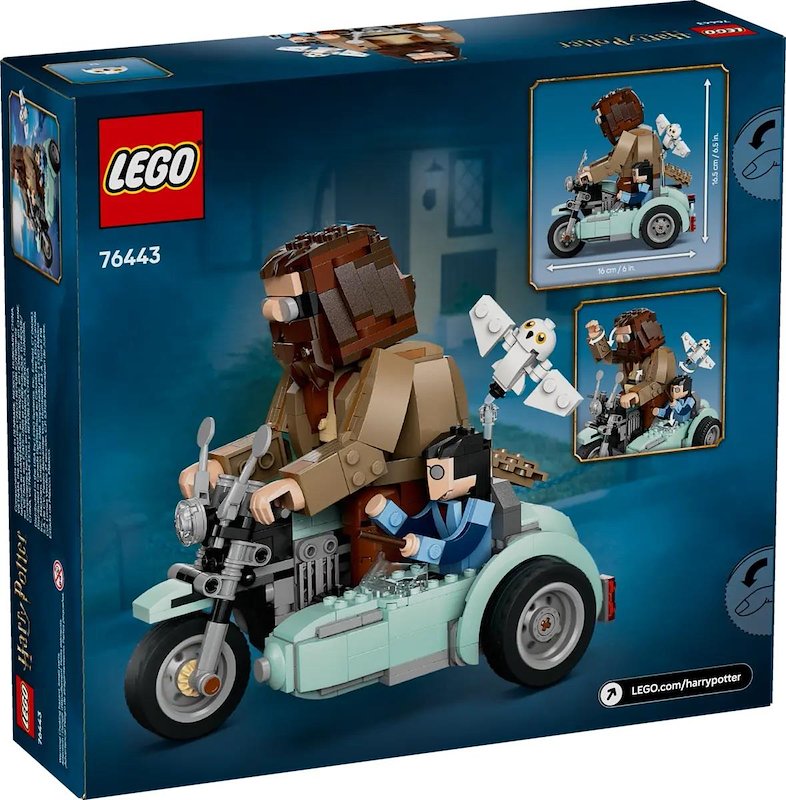 Lego Harry Potter Giro sul sidecar di Hagrid e Harry 76443