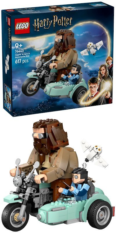 Lego Harry Potter Giro sul sidecar di Hagrid e Harry 76443