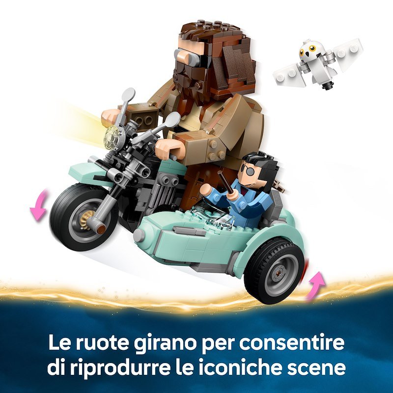 Lego Harry Potter Giro sul sidecar di Hagrid e Harry 76443