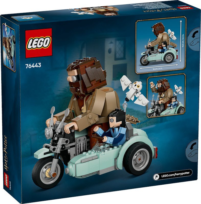 Lego Harry Potter Giro sul sidecar di Hagrid e Harry 76443