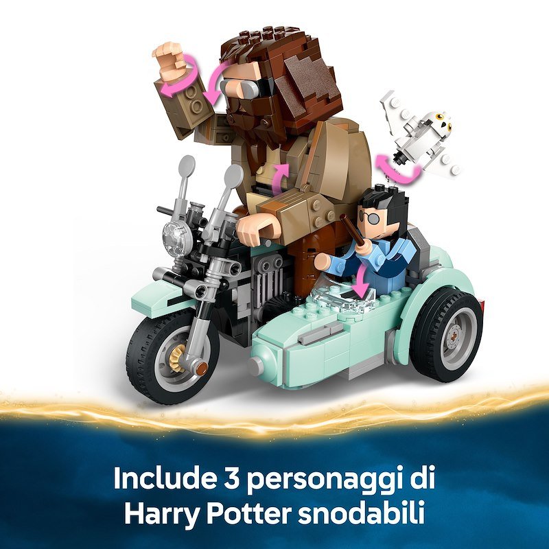 Lego Harry Potter Giro sul sidecar di Hagrid e Harry 76443
