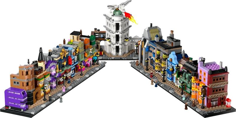 Lego Harry Potter Negozi di magia di Diagon Alley 76444