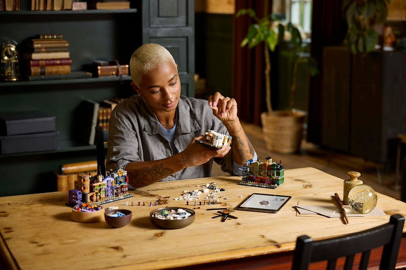 Lego Harry Potter Negozi di magia di Diagon Alley 76444