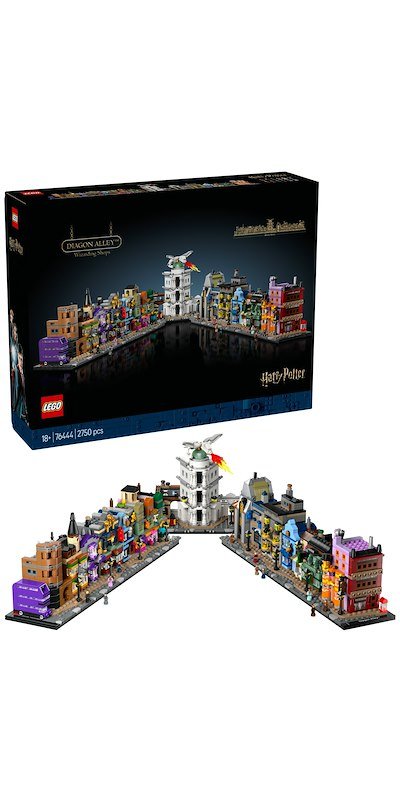 Lego Harry Potter Negozi di magia di Diagon Alley 76444