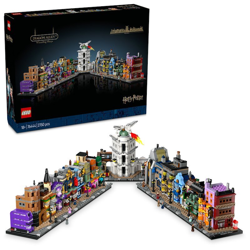 Lego Harry Potter Negozi di magia di Diagon Alley 76444
