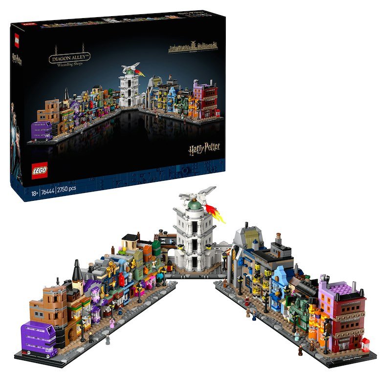 Lego Harry Potter Negozi di magia di Diagon Alley 76444