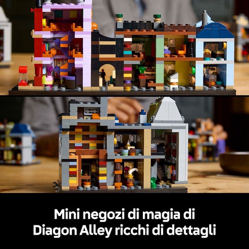 Lego Harry Potter Negozi di magia di Diagon Alley 76444