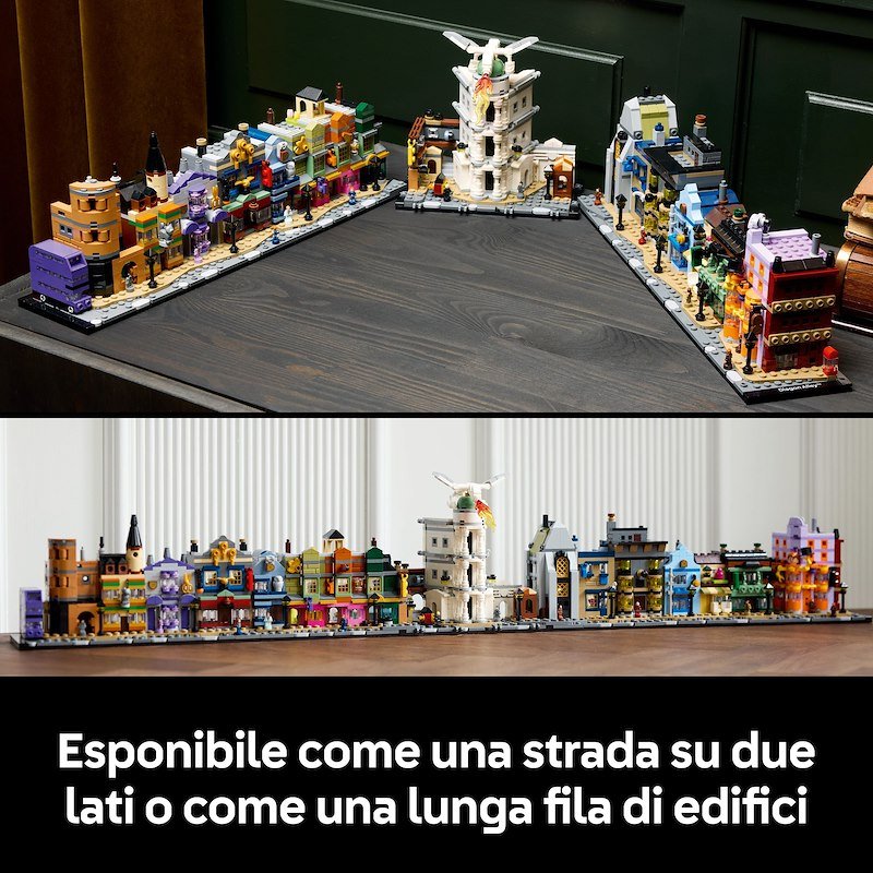 Lego Harry Potter Negozi di magia di Diagon Alley 76444