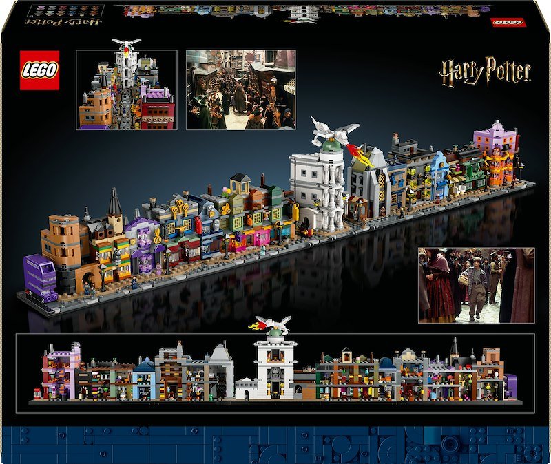 Lego Harry Potter Negozi di magia di Diagon Alley 76444