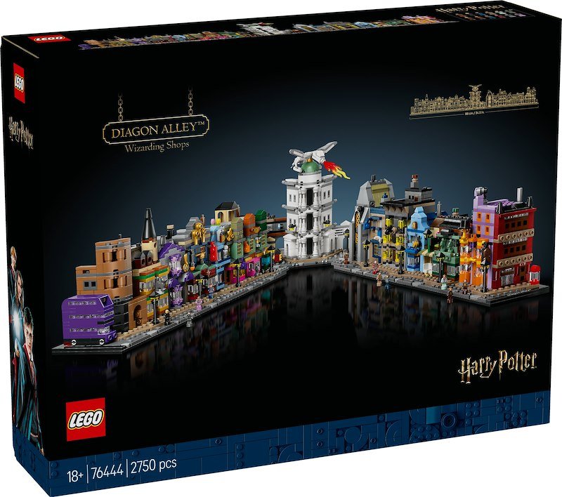 Lego Harry Potter Negozi di magia di Diagon Alley 76444