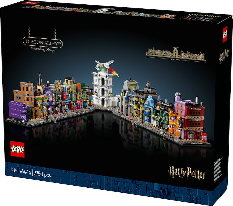 Lego Harry Potter Negozi di magia di Diagon Alley 76444