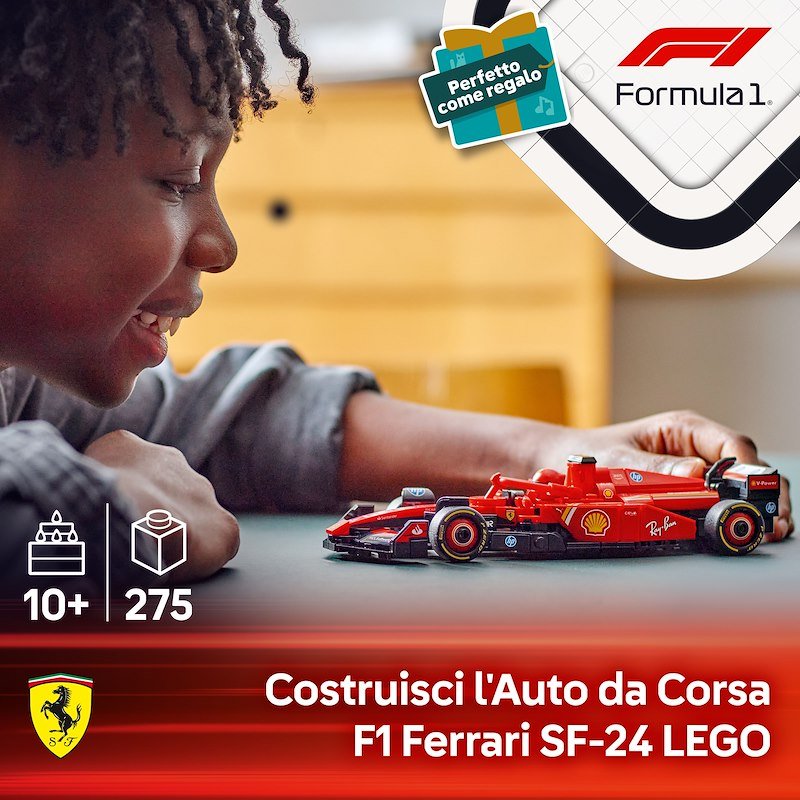 Lego Speed Champions Auto da Corsa F1 Ferrari SF-24 77242