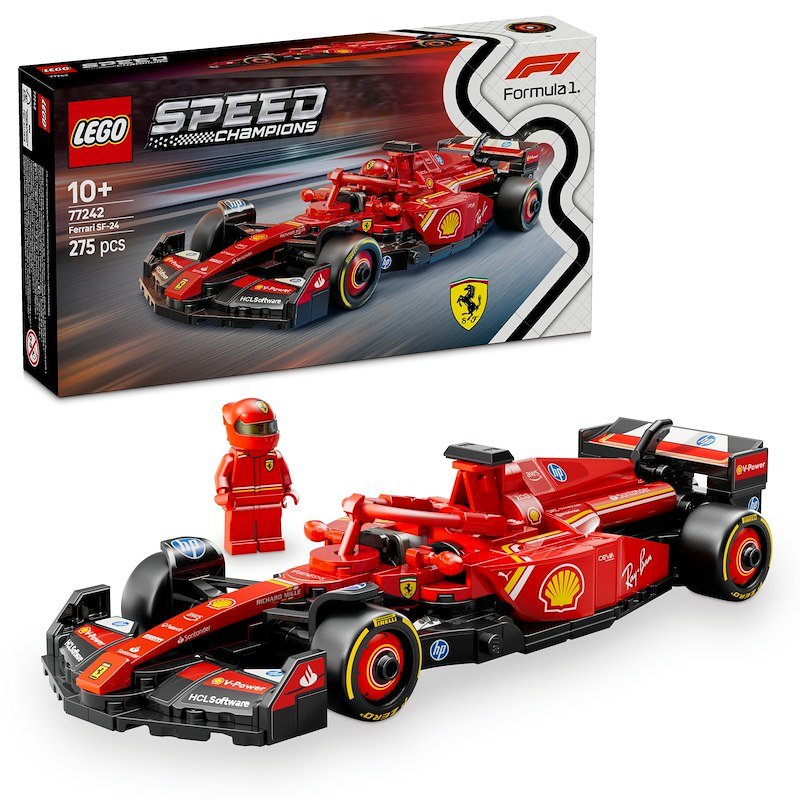 Lego Speed Champions Auto da Corsa F1 Ferrari SF-24 77242