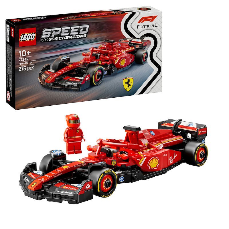 Lego Speed Champions Auto da Corsa F1 Ferrari SF-24 77242