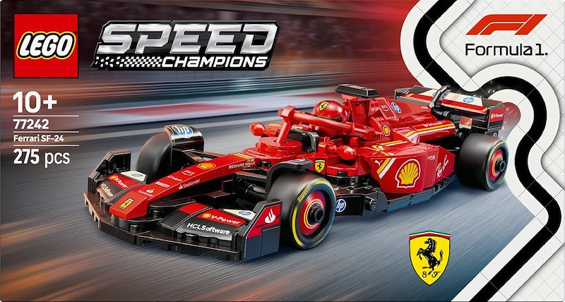 Lego Speed Champions Auto da Corsa F1 Ferrari SF-24 77242