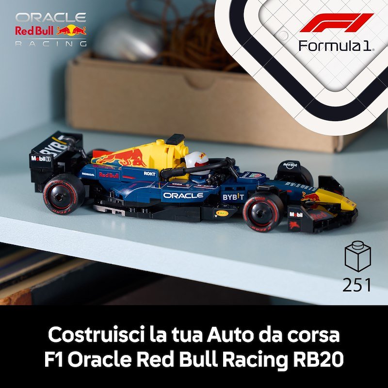 Lego® Speed Champions Auto da corsa F1® Oracle Red Bull Racing RB20 77243