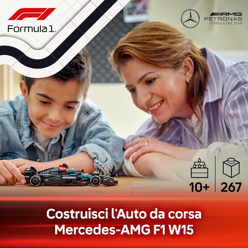 Lego Speed Champions Auto da corsa Mercedes-AMG F1 W15 77244