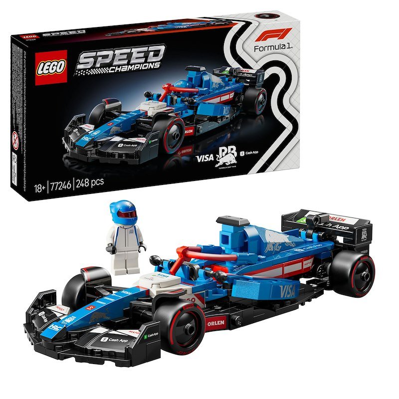 Lego® Speed Champions Auto da corsa F1® Visa Cash App RB VCARB 01 (77246)