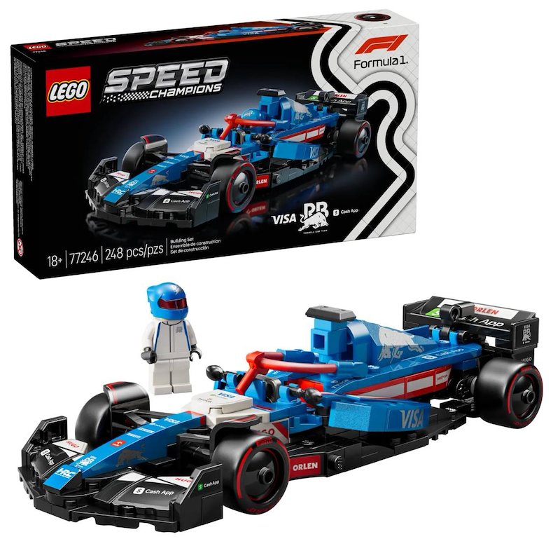 Lego® Speed Champions Auto da corsa F1® Visa Cash App RB VCARB 01 (77246)