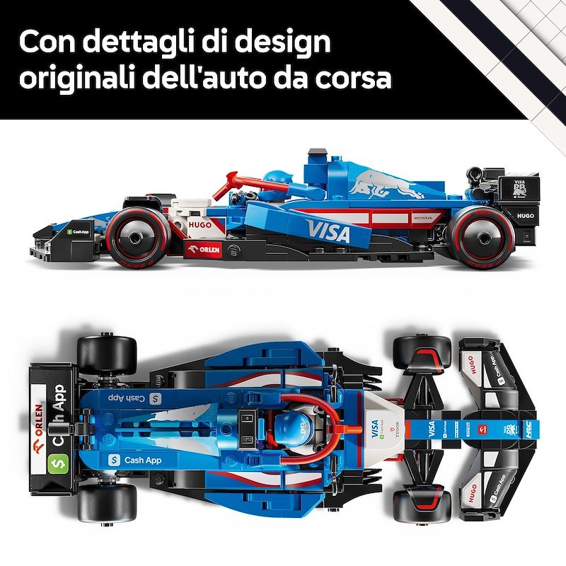Lego® Speed Champions Auto da corsa F1® Visa Cash App RB VCARB 01 (77246)