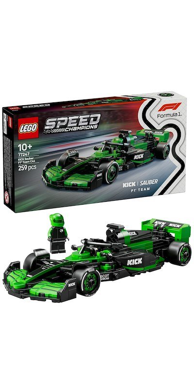Lego® Speed Champions Auto da corsa KICK Sauber F1 Team C44 77247