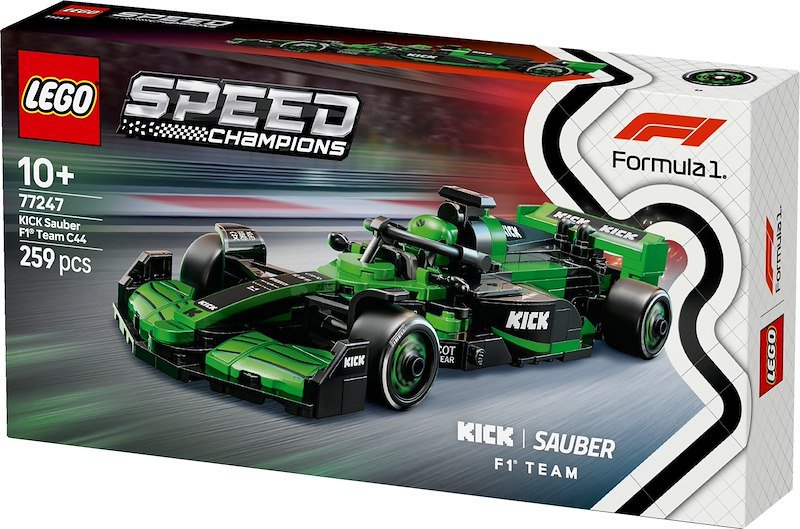 Lego® Speed Champions Auto da corsa KICK Sauber F1 Team C44 77247