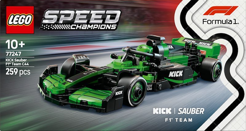 Lego® Speed Champions Auto da corsa KICK Sauber F1 Team C44 77247
