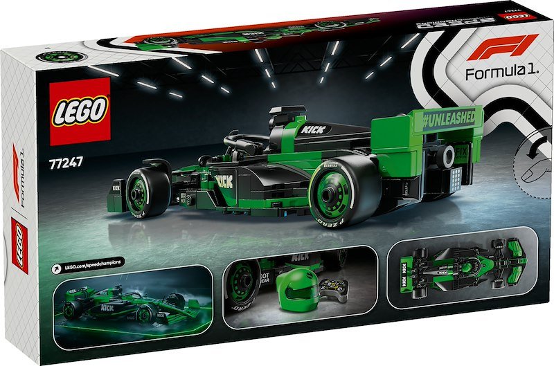 Lego® Speed Champions Auto da corsa KICK Sauber F1 Team C44 77247
