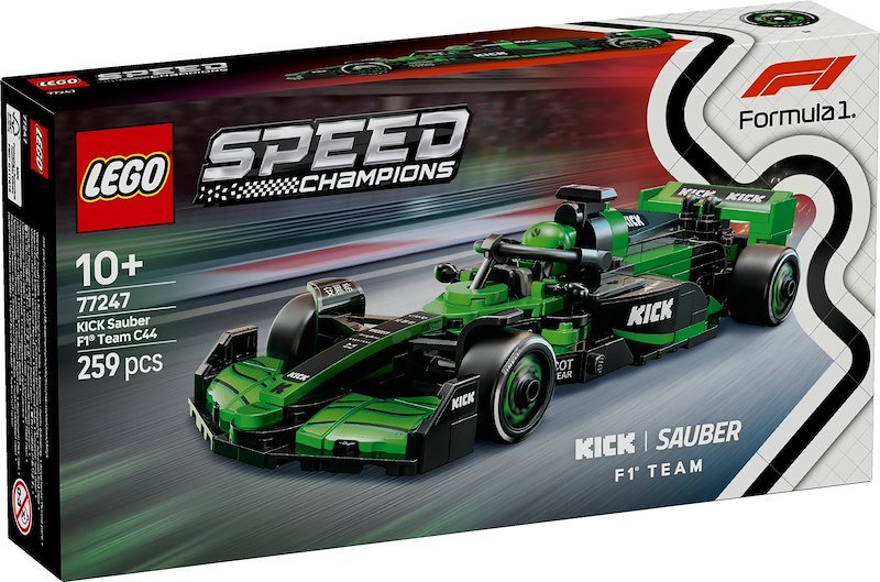 Lego® Speed Champions Auto da corsa KICK Sauber F1 Team C44 77247