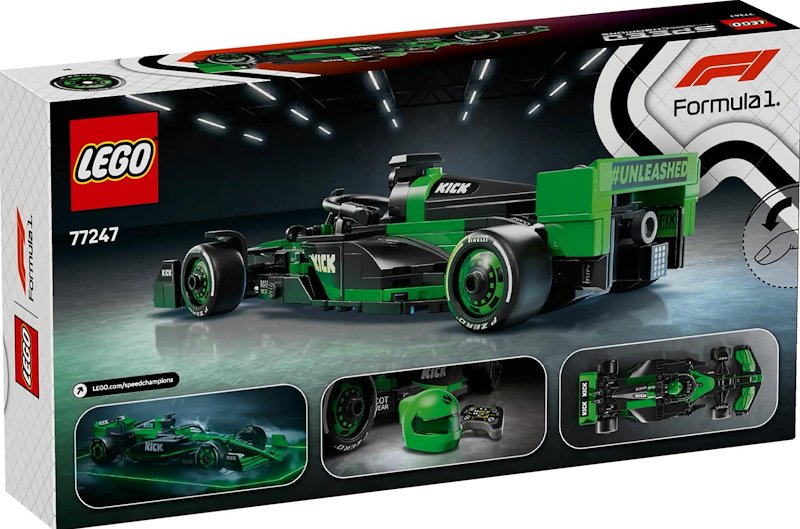 Lego® Speed Champions Auto da corsa KICK Sauber F1 Team C44 77247