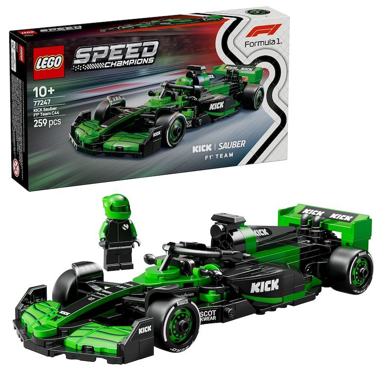 Lego® Speed Champions Auto da corsa KICK Sauber F1 Team C44 77247